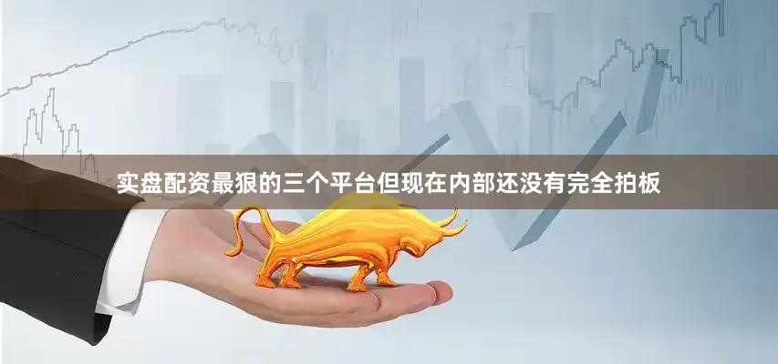 实盘配资最狠的三个平台但现在内部还没有完全拍板